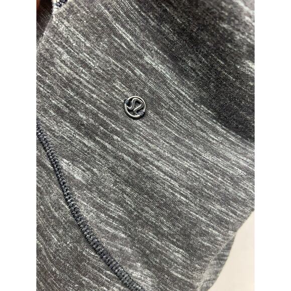LULULEMON Sweatshirt Womens Size 6 Gray Crew Neck Kangaroo Pocket Pullover Yoga - Picture 5 of 8